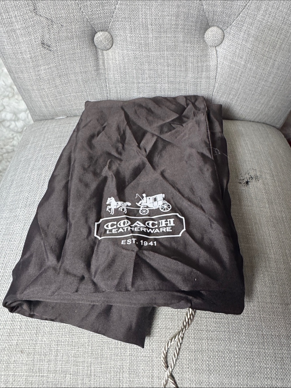 Coach Cognac Leather Tote with Matching Wallet - Picture 12 of 13